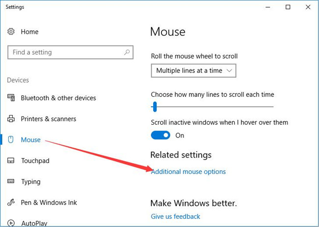 logitech mouse settings keep resetting windows 10