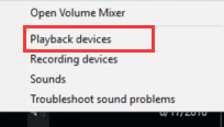 playback devices
