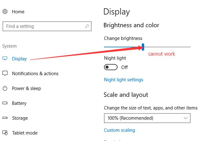 adjust brightness windows 7 laptop control panel