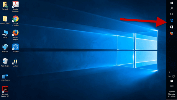 how to change side by side view in windows 10