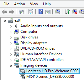 logitech webcam pro c920 driver for windows 10