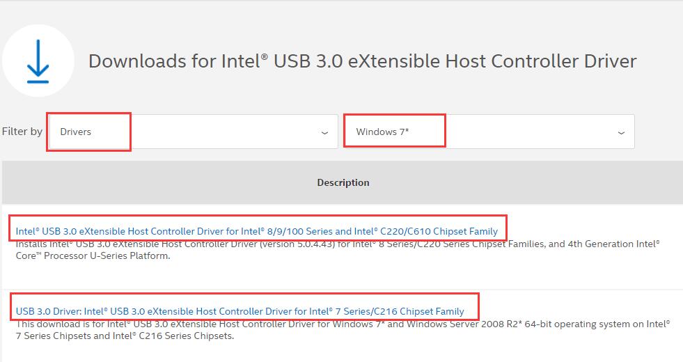 intel usb 3.0 extensible host controller driver windows 10 download