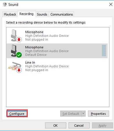 how to setup usb headset and mic with windows 10