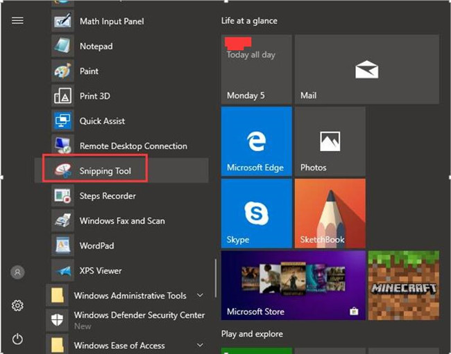 free download snipping tool for windows 10