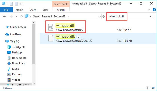 wimgapi.dll windows system32