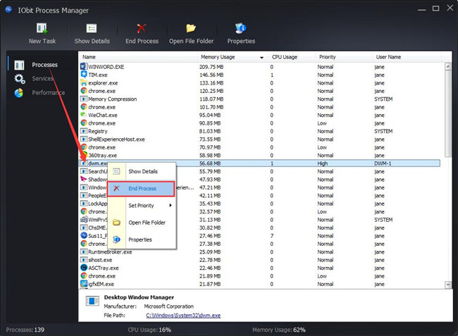 window manager for windows 10