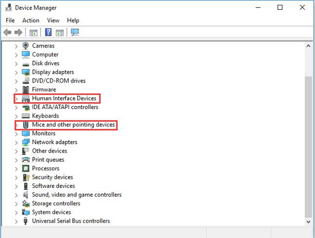 razer keyboard mouse in device manager