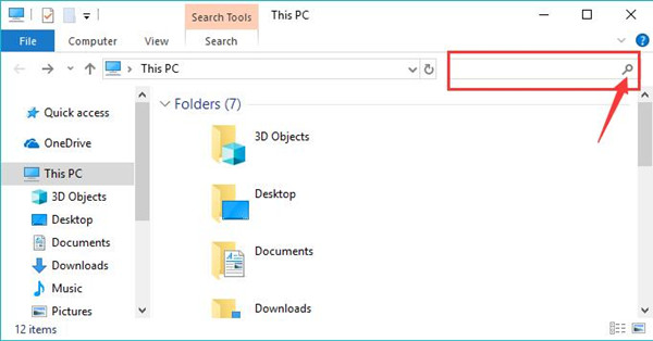 search for documents in file explorer